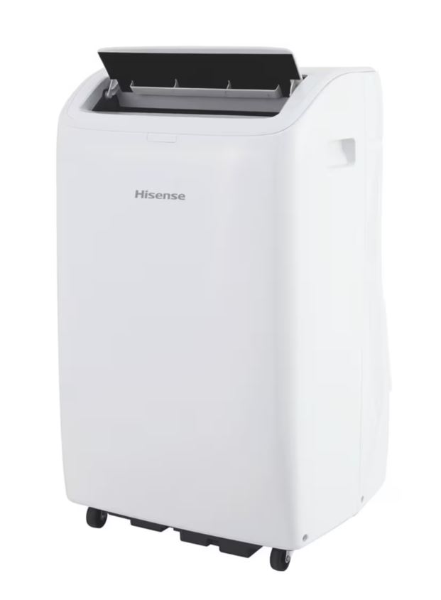 Aer conditionat portabil HISENSE APC09QC, 9000 BTU, A, Wi-Fi, Functie Dezumidificare, kit instalare inclus, alb