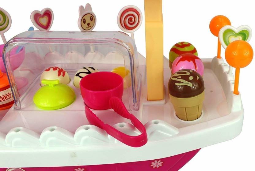 Jucarie CST, carucior vanzare fast food cu accesorii, sunete si lumini