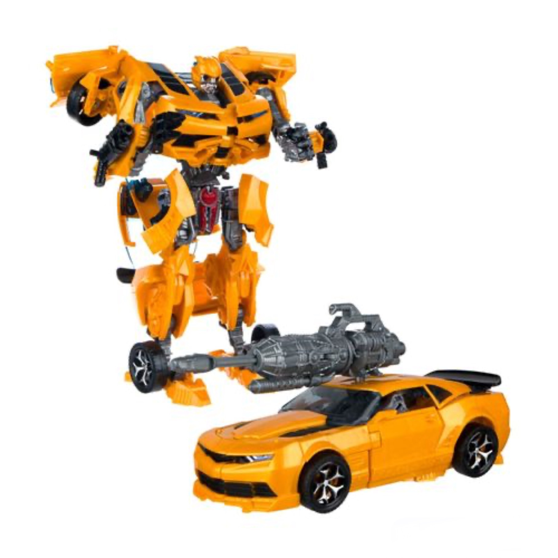 Jucarie, Cali, robot transformars ce se transforma in masina galbena, 29 cm