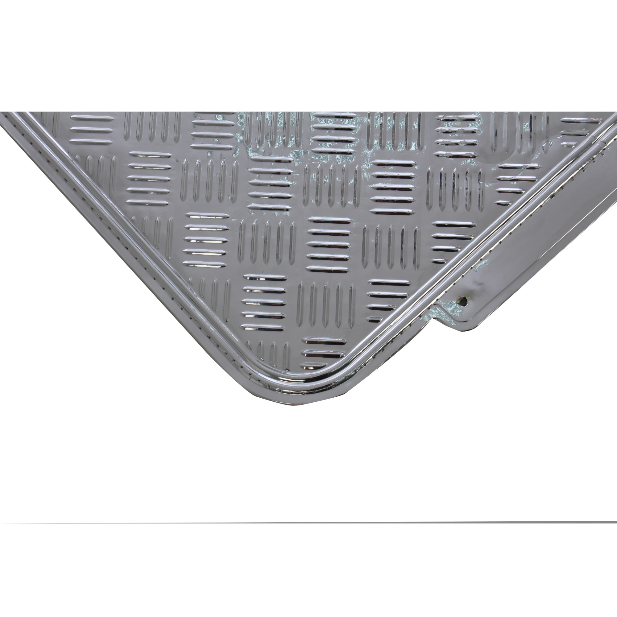 Covorase auto CST Tuning, PVC, argintiu, 42 x 45 / 70 x 45 cm, set 4 bucati