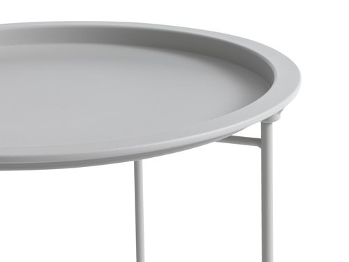 Masa de cafea Cali, otel, nisip, forma rotunda 51 cm