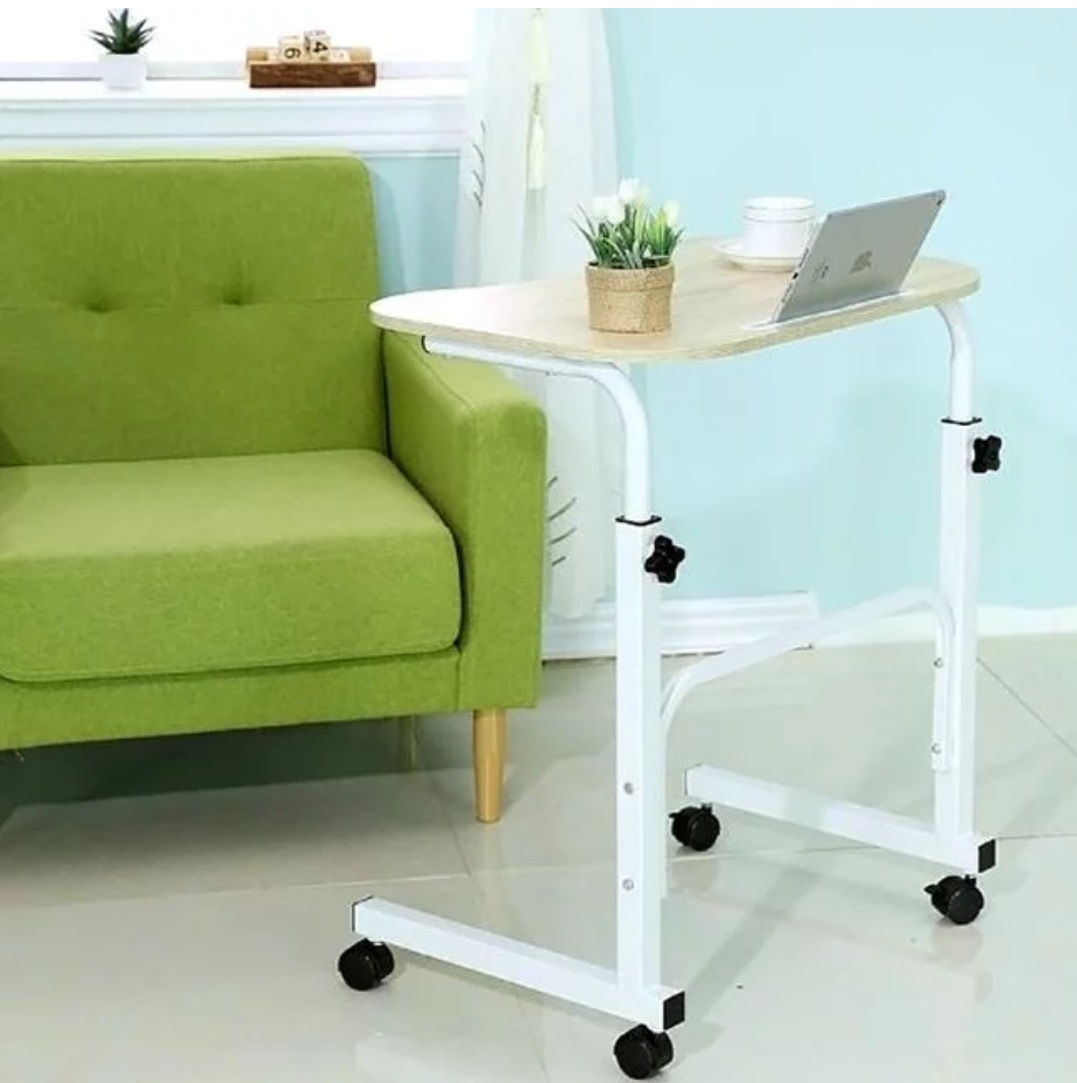 Masuta mobila universala Cali, reglabila pe inaltime, dimensiune blat 60 cm x 40 cm