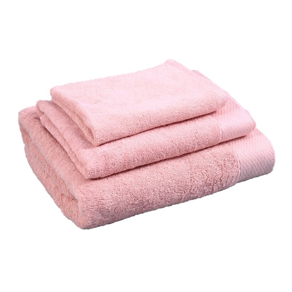 Prosop baie Spa Luxury, bumbac, roz, 30 x 50 cm