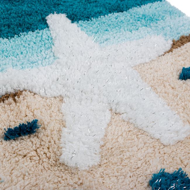 Covor baie Sea by Cali, 75 x 45 cm, multicolor