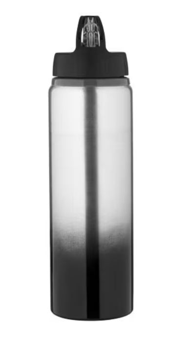 Sticla de apa VENITIVO , capacitate 740 ml, fara scurgeri, fara BPA, material aluminiu, negru royal