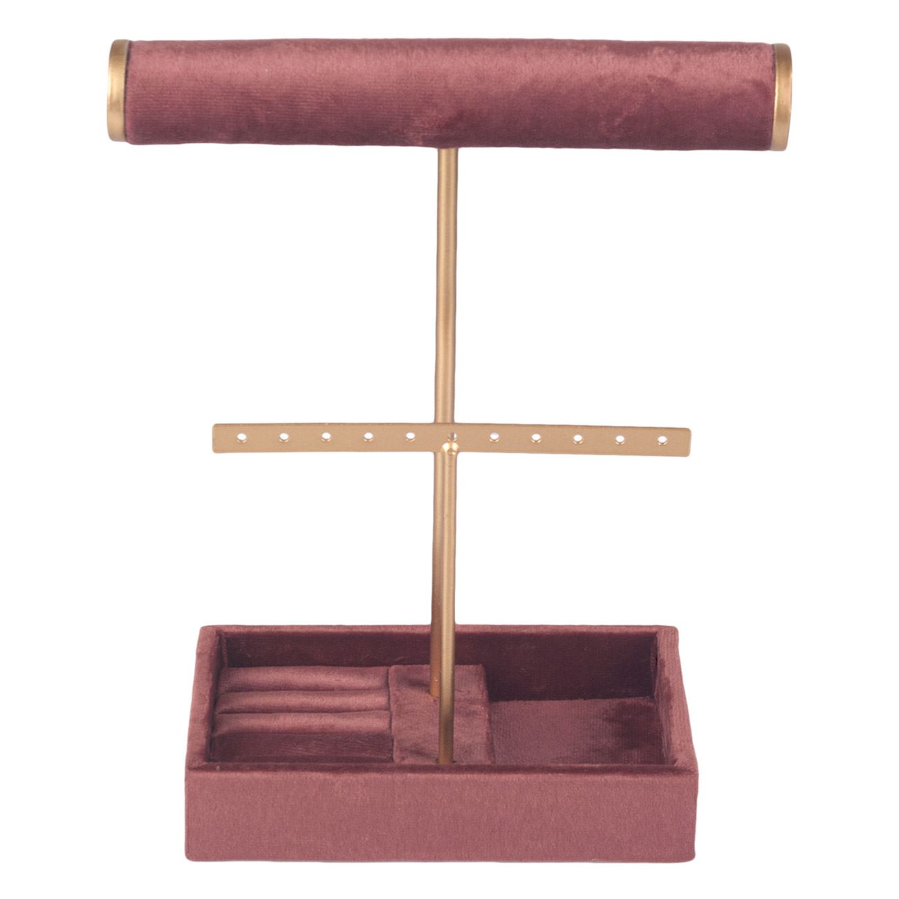 Organizator pentru bijuterii si accesorii din catifea, Cali, model premium 25 cm