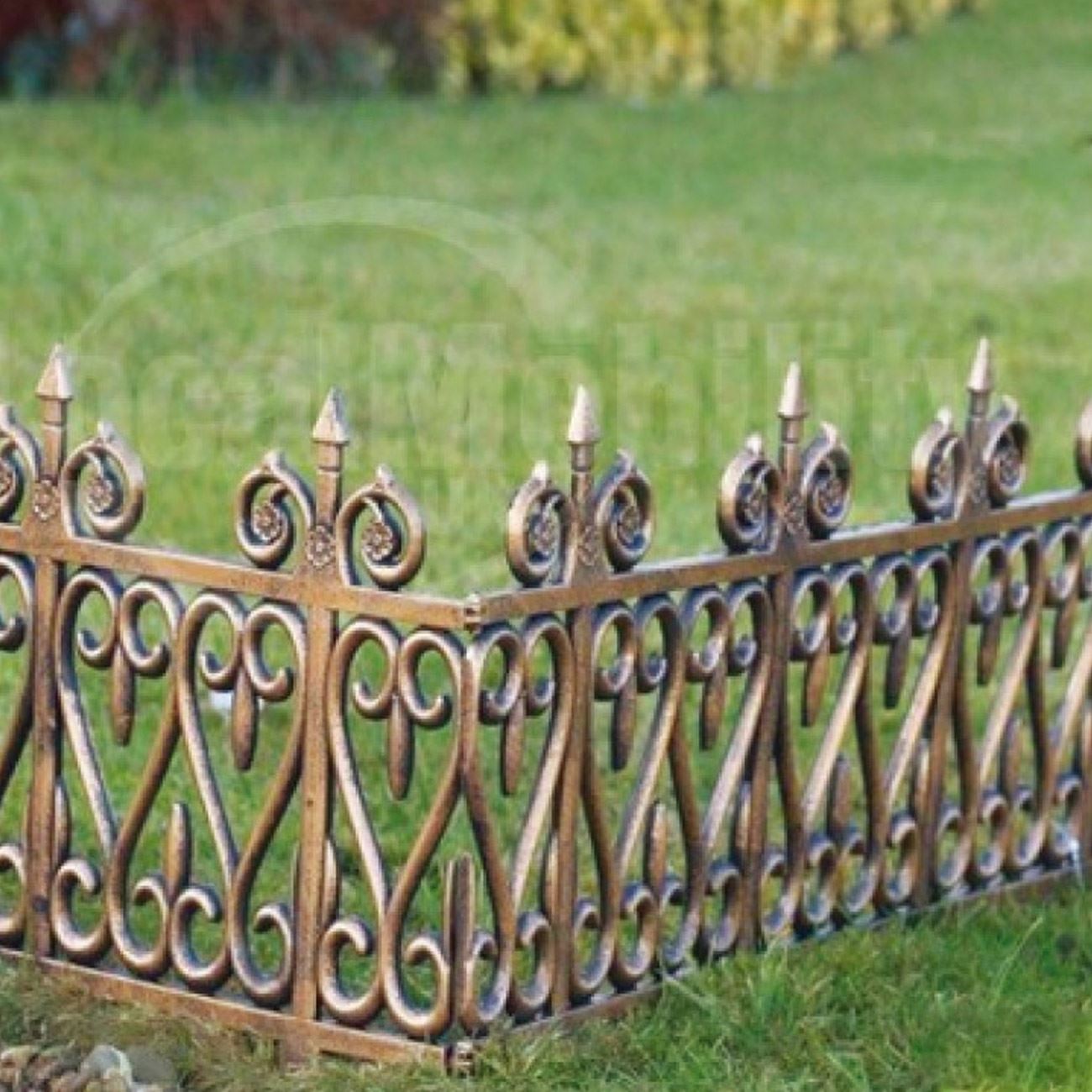 Gardulet decorativ, Cali, set 5 bucati, 62 x 35 cm, bronz