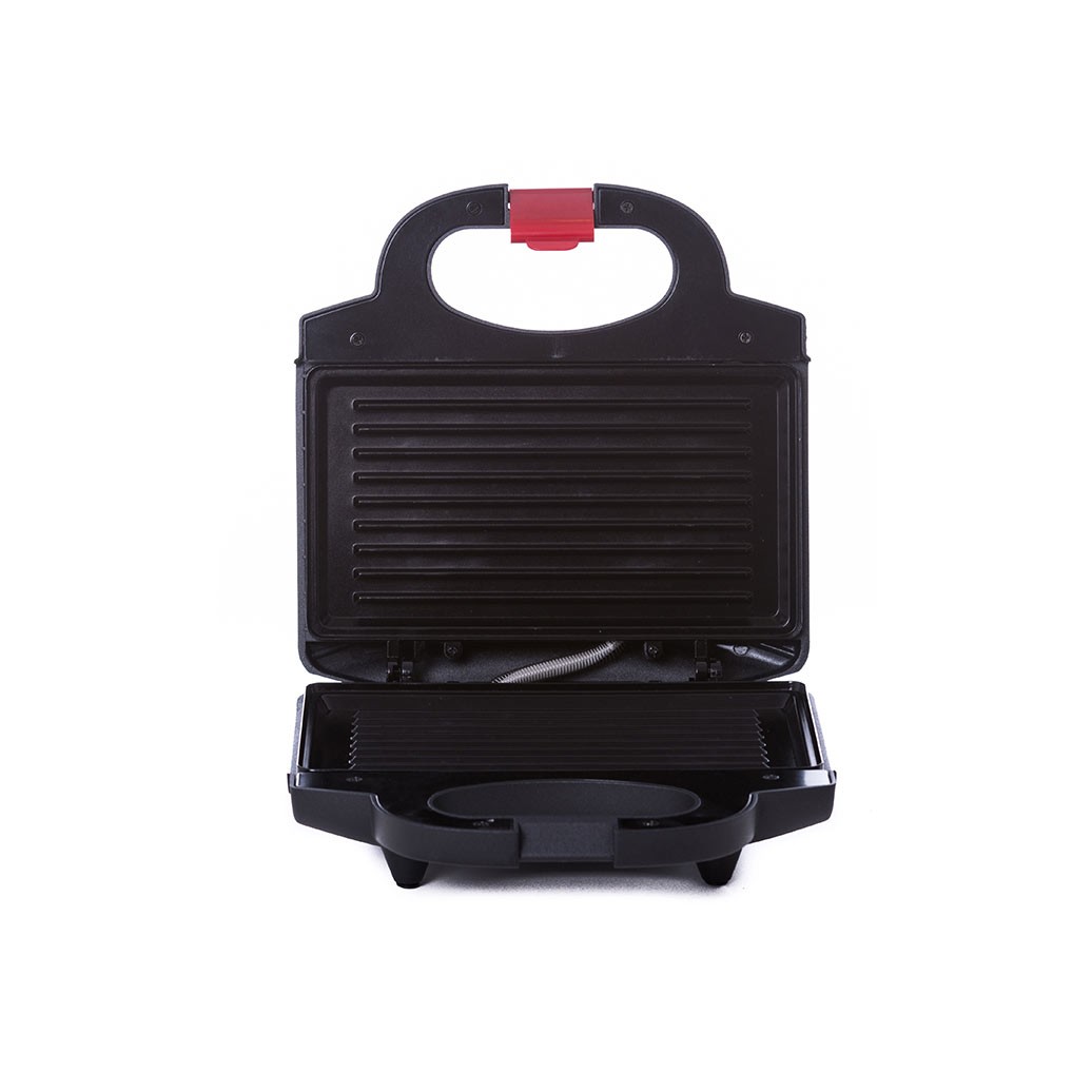 Sandwich maker Albatros , 750 W, placi neaderente tip grill, maner termorezistent, indicator luminos incalzire, negru AN