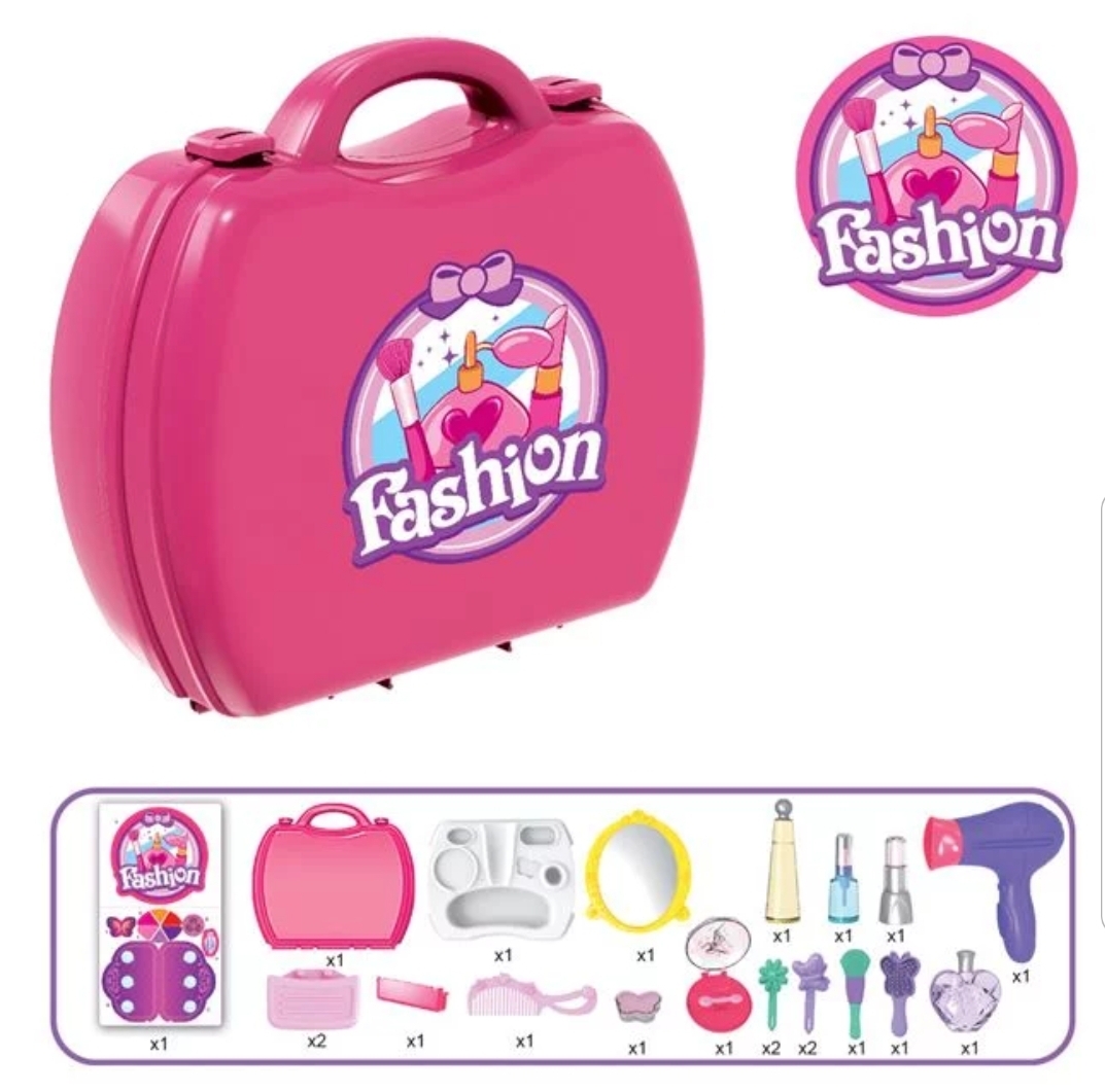 Set de activitati Beauty Set, 21 piese, multicolor