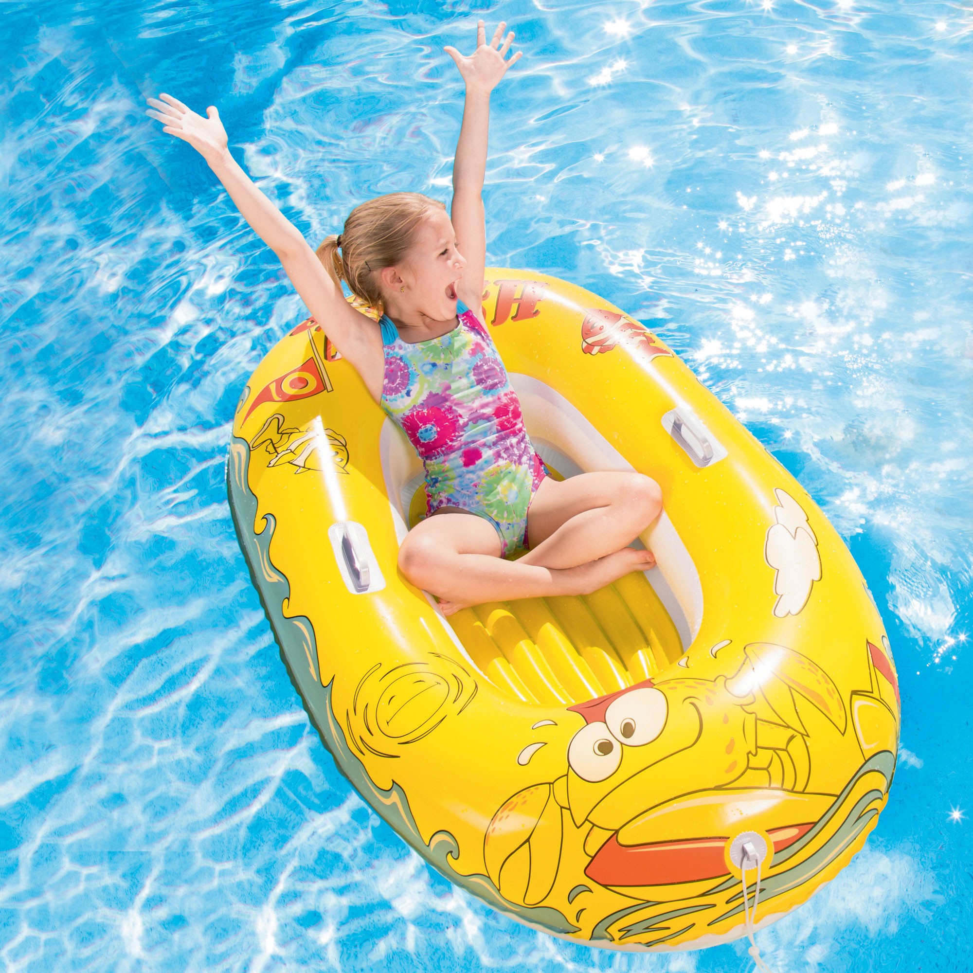 Barca gonflabila Bestway  pentru copii 34009, vinil, 137 x 89 cm