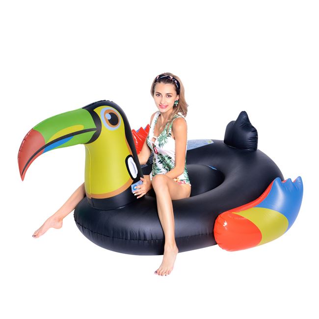 Colac cu forma Tucan, Summer Ejnoy,  gonflabil, 128x104x60 cm, CST