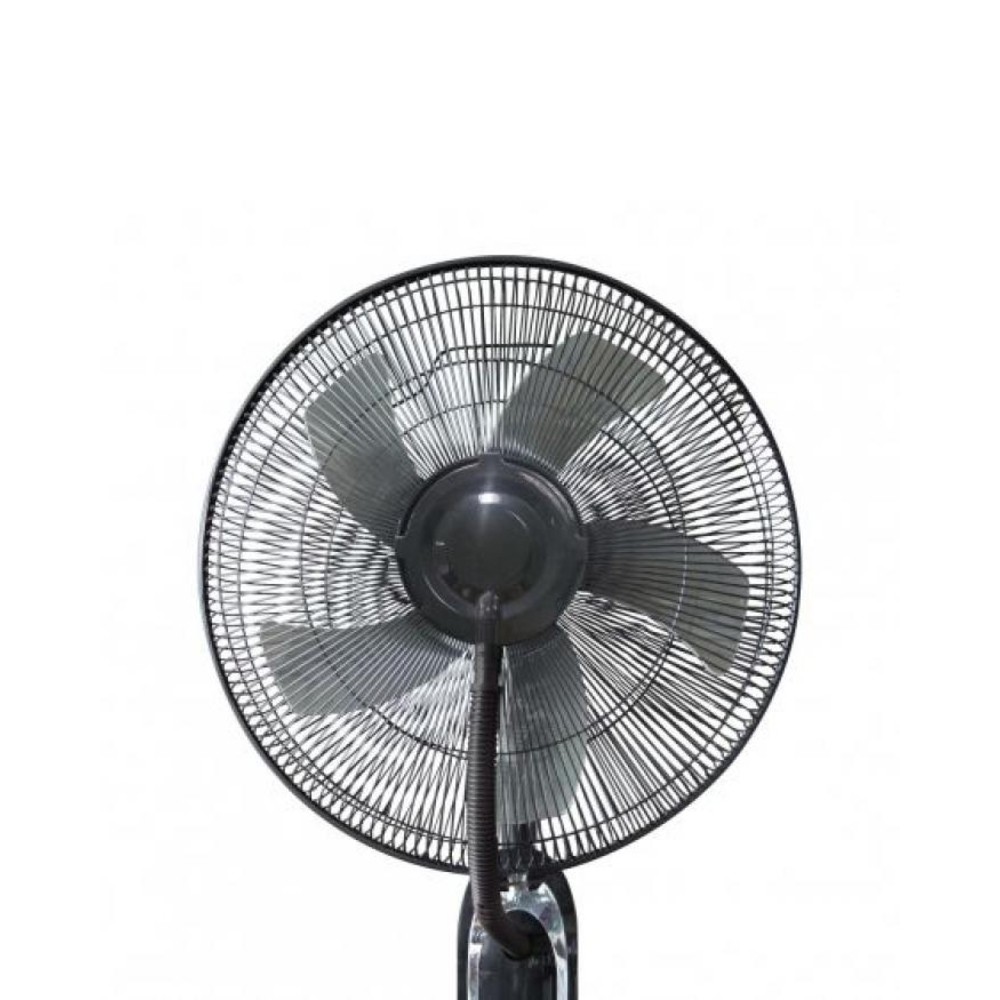 Ventilator cu pulverizare apa Cali, 45 W, 3 viteze, diametru 40 cm, rezervor apa 3 l, umidificator cu ultrasunete, telecomanda, negru