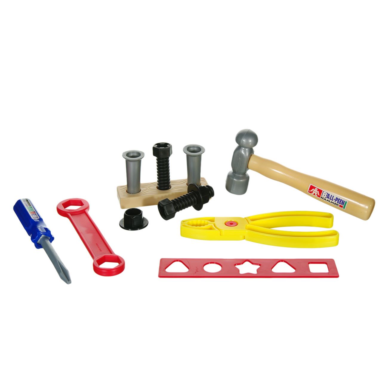 Set unelte de constructie, Cali, 12 bucati pentru copii