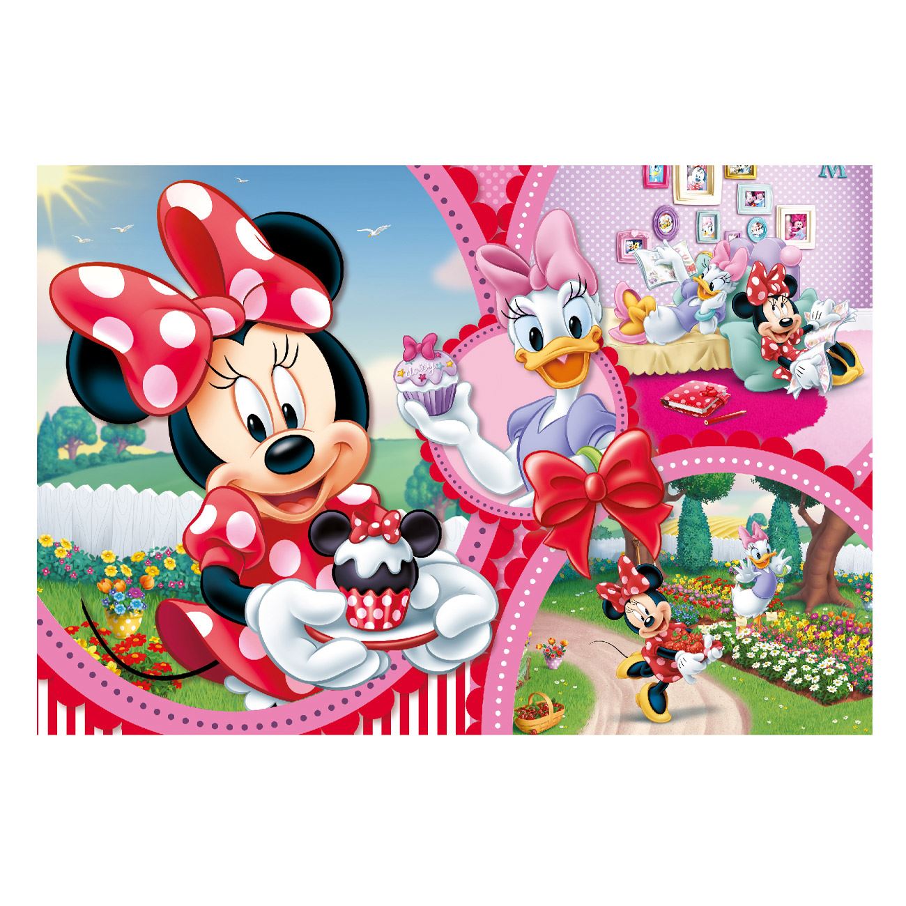 Puzzle pentru copii, minnie & daisy, 160 piese, multicolor