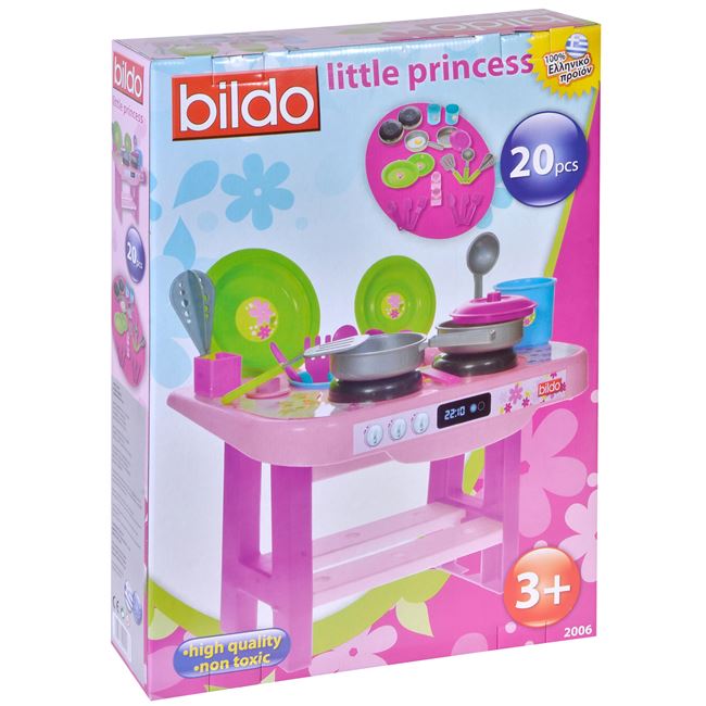 Bucatarie Little Princess, CST, cu 20 accesorii