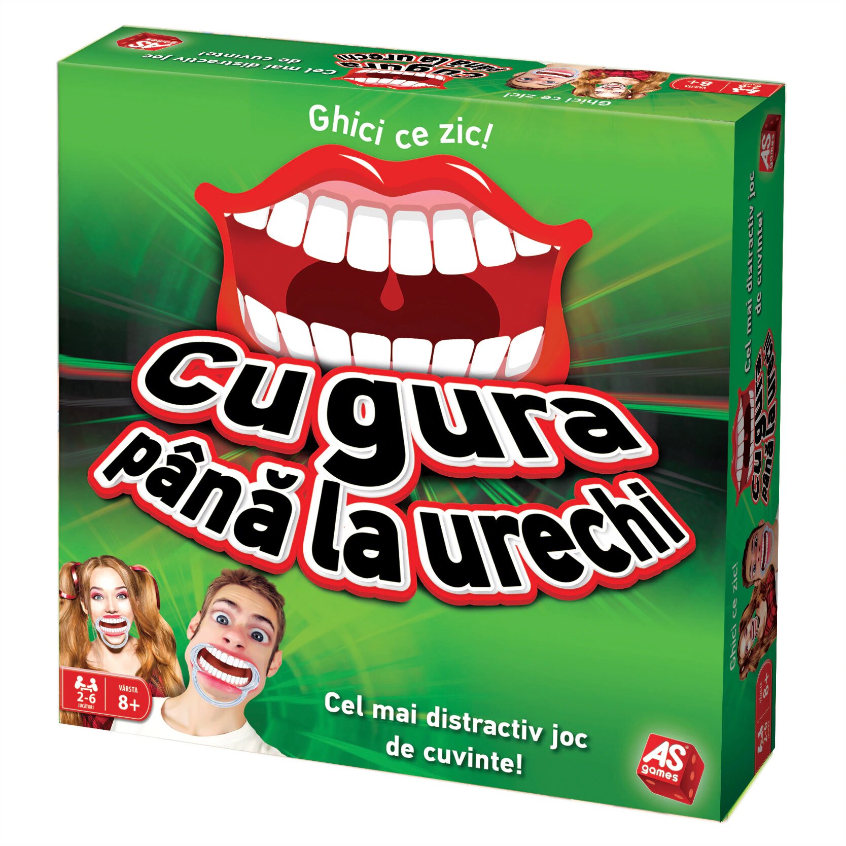 Joc Cali, cu gura pana la urechi