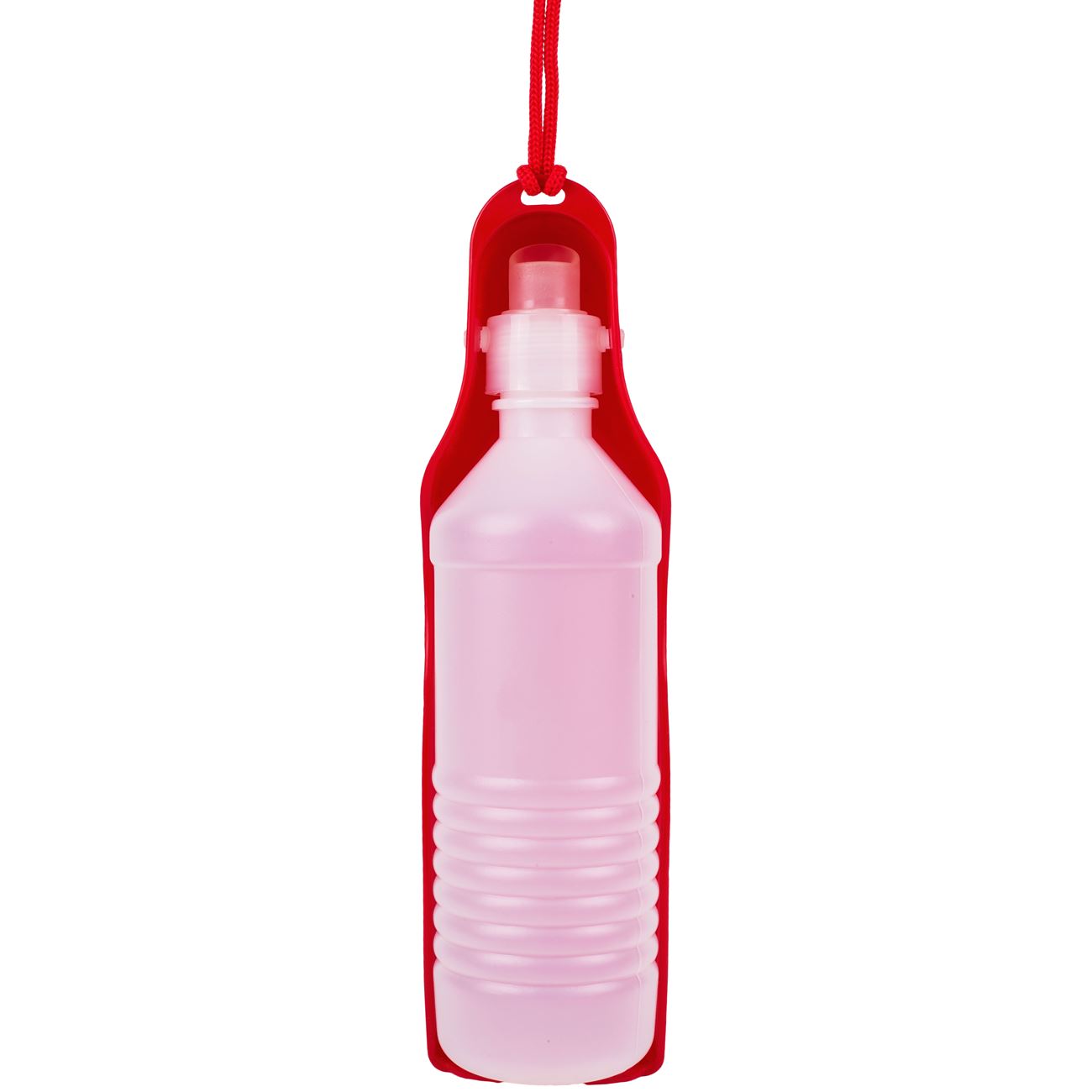 Adapator portabil, South Perfect Decor, sticla de plastic, rosie, 500 ml