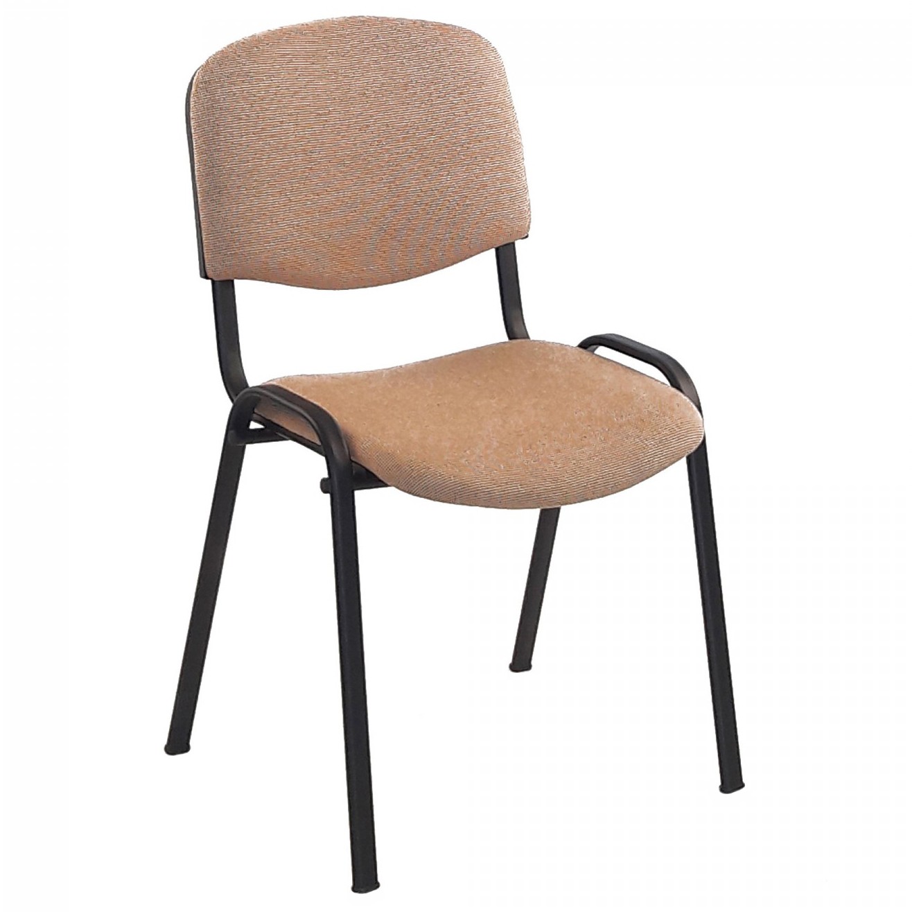 Scaun birou vizitator Cali, fix, stofa C04, maro