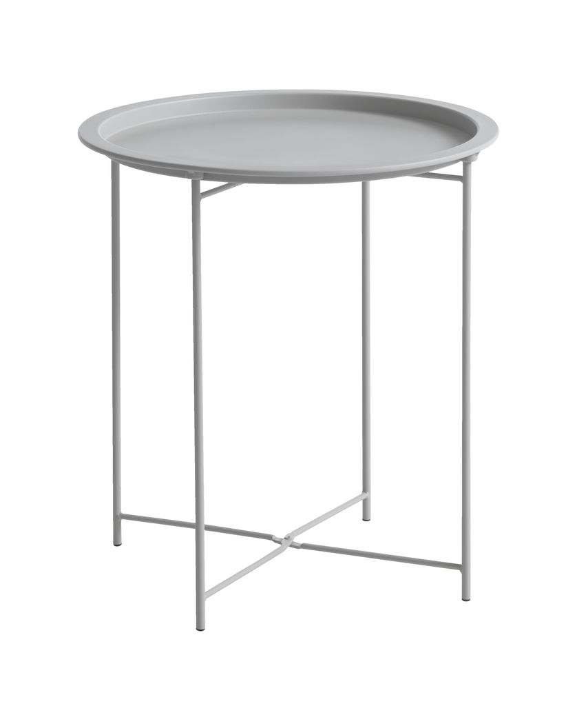 Masa de cafea Cali, otel, nisip, forma rotunda 51 cm