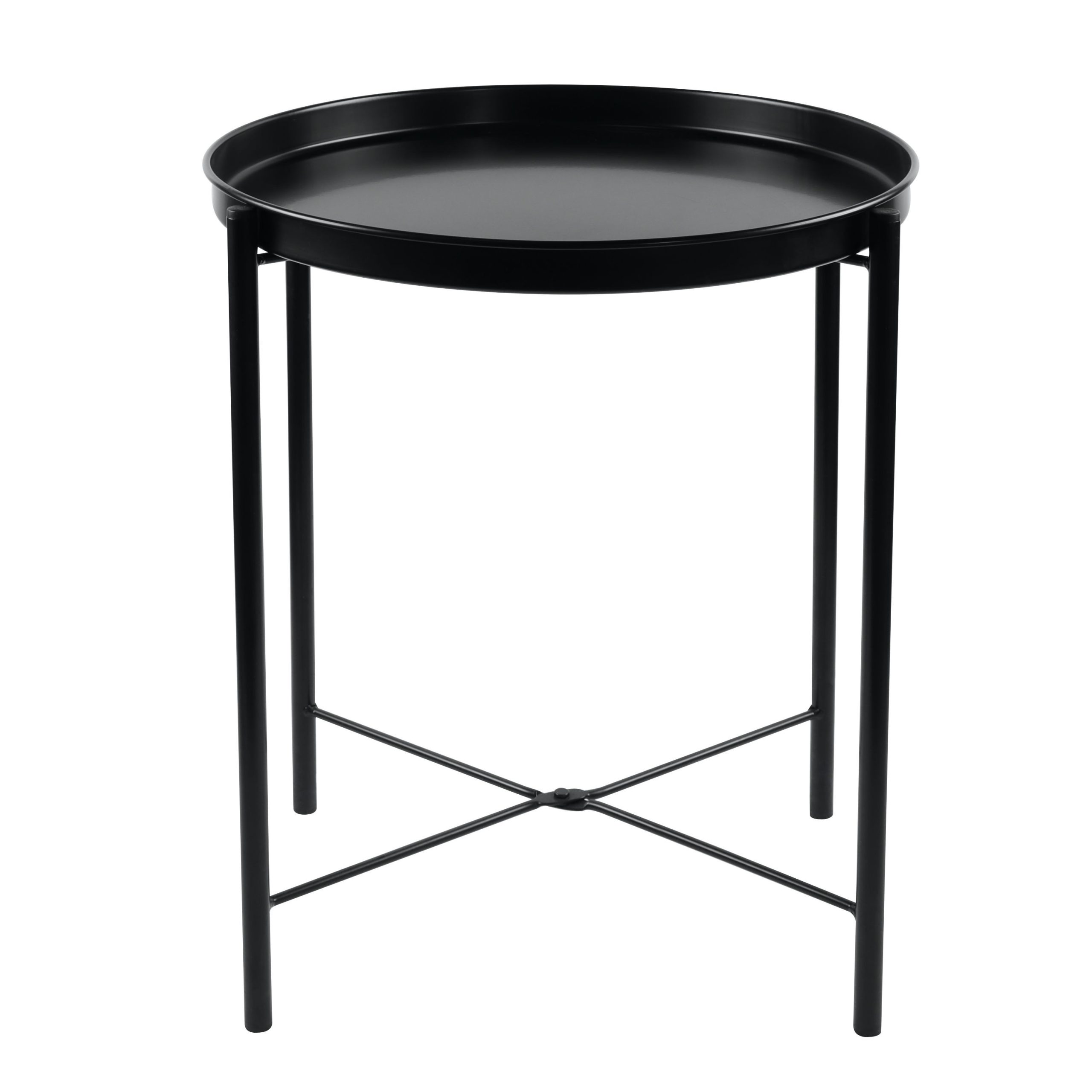 Masa de cafea CST, otel, negru  43 x 53.5 cm