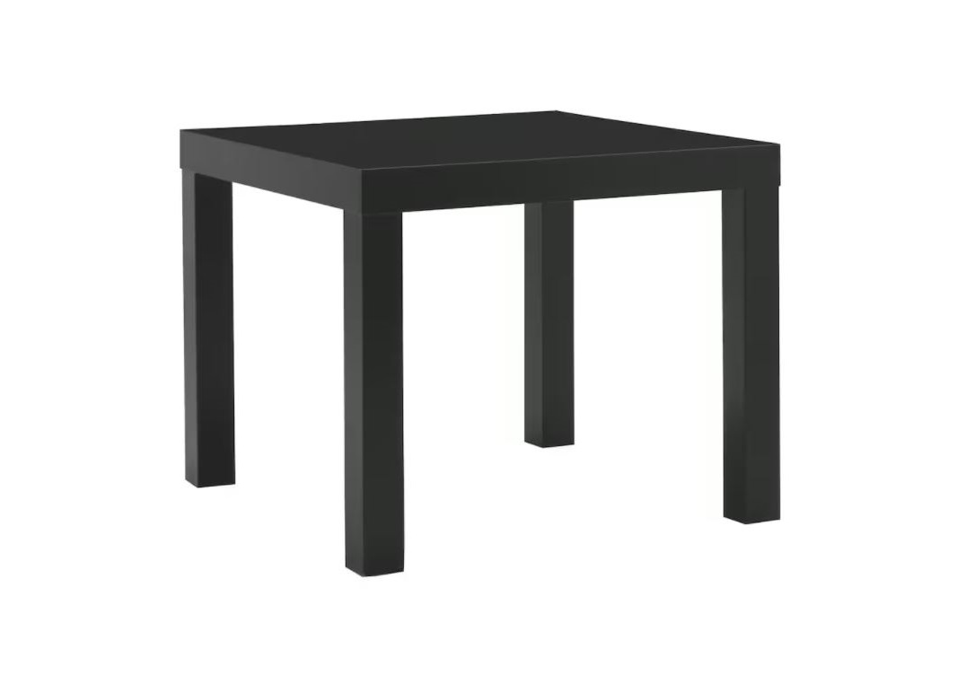 Masuta cafea CST, dimensiuni 55x55x45 cm, culoare negru