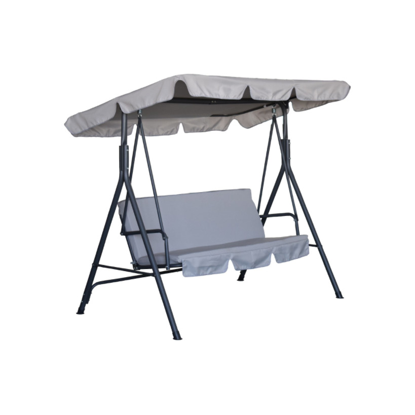 Leagan balansoar 3 persoane pentru gradina sau terasa,170x153x112 cm,structura metalica