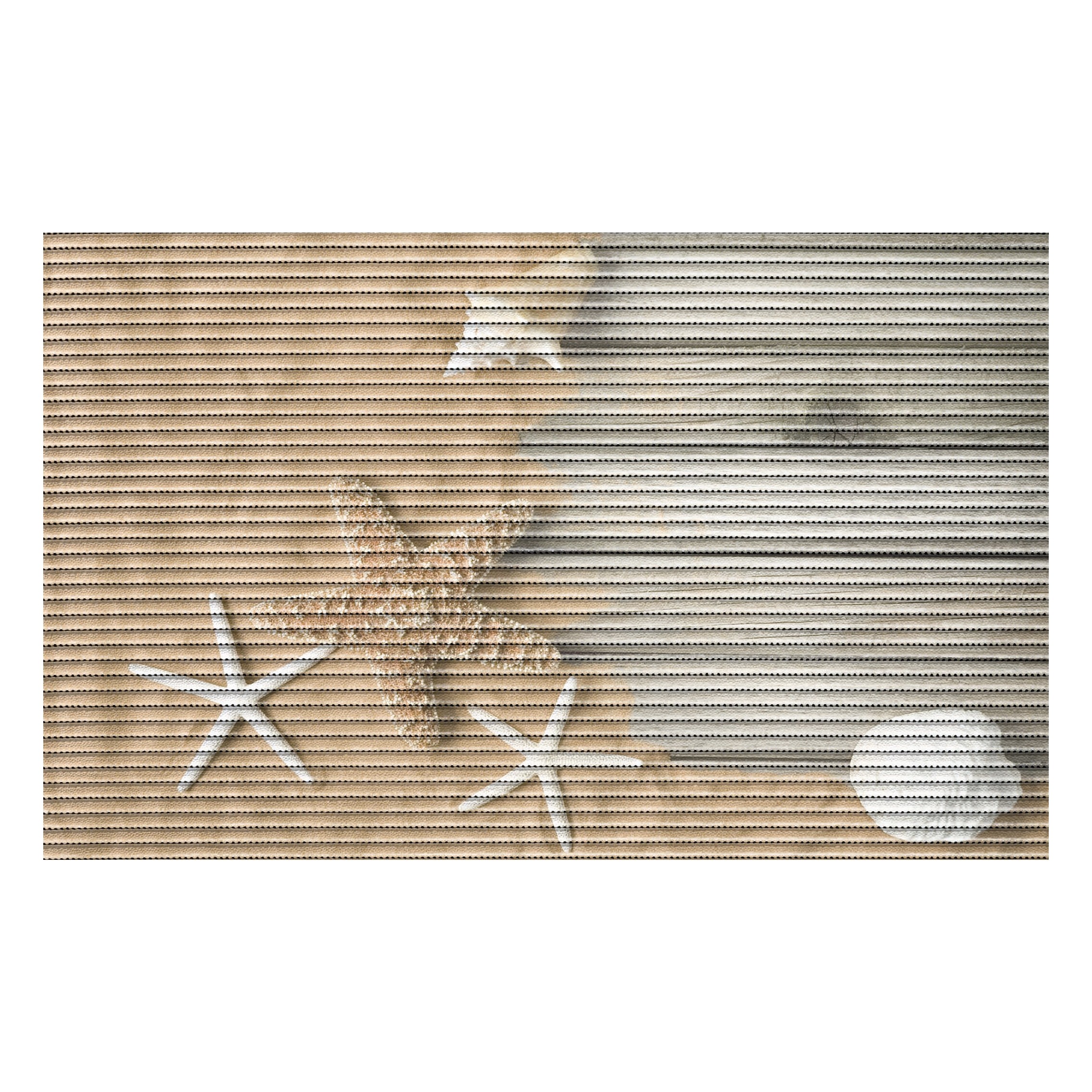 Covoras baie, Cali,  Friedola Starfish 77702, antiderapant, model marin, oarebej, 48 x 80 cm
