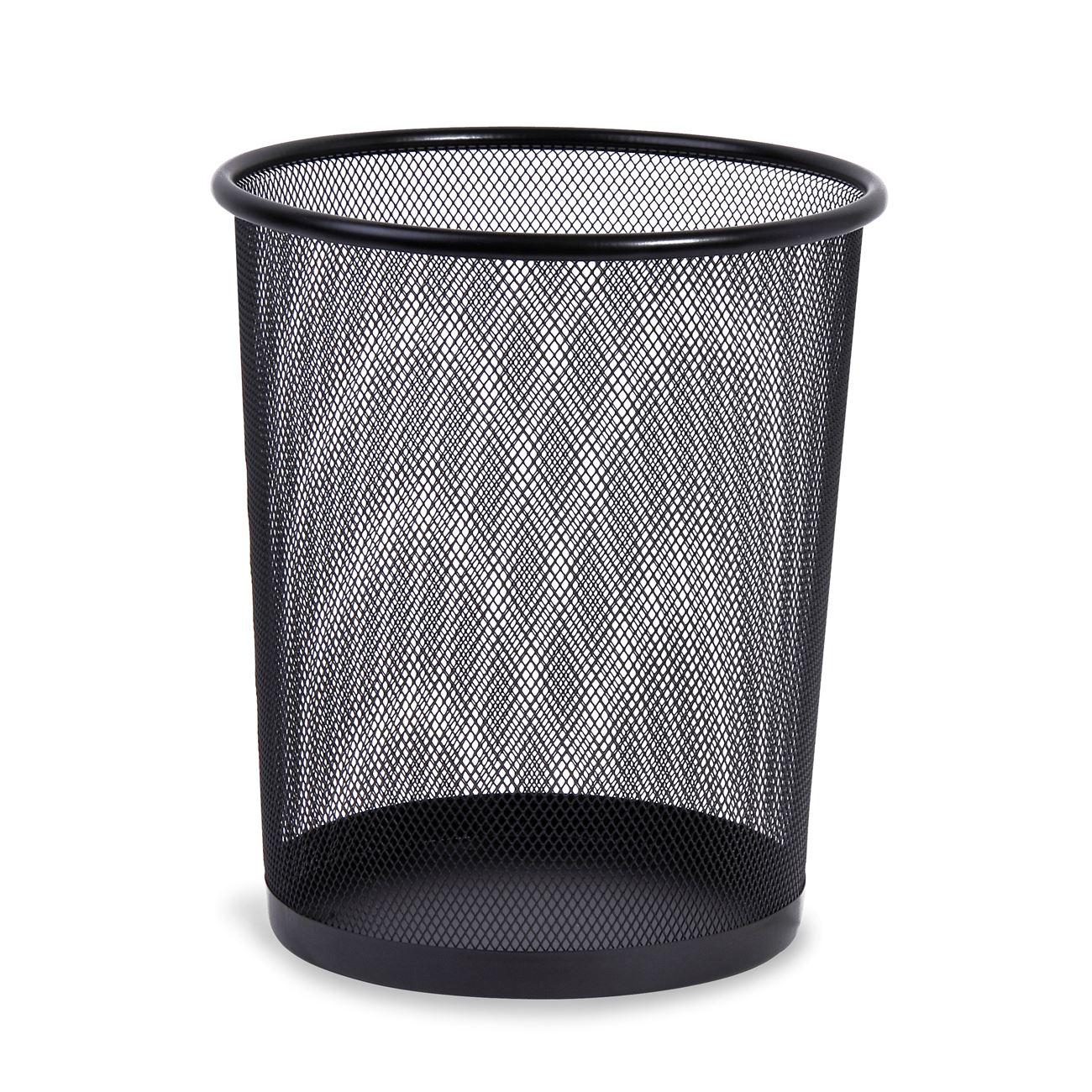 Cos de gunoi din metal pentru birou, 8.t litri, negru