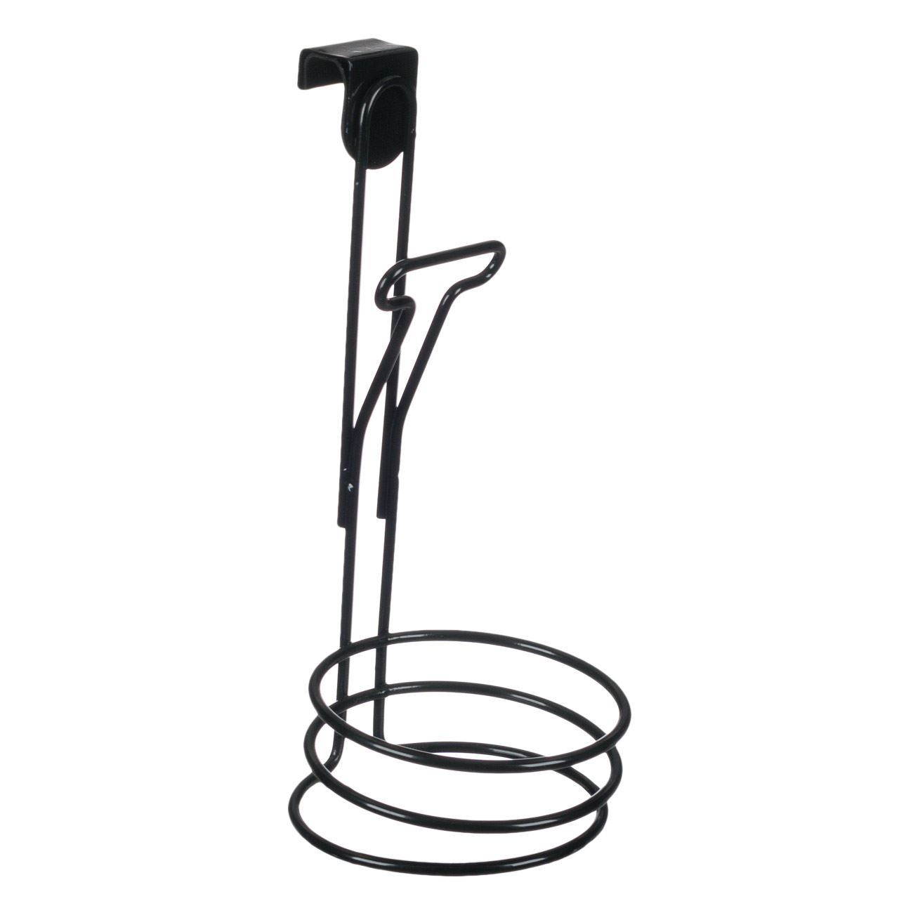 Stativ pentru uscator de par, Cali, negru, 25 cm