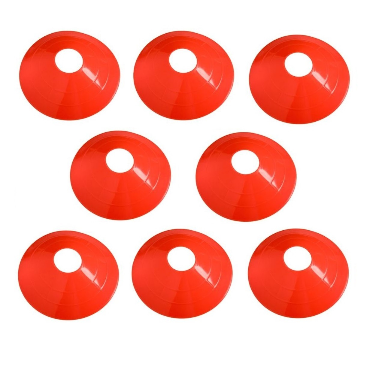 Set format din opt Discuri pentru antrenament, coso, portocaliu, 19×6 cm