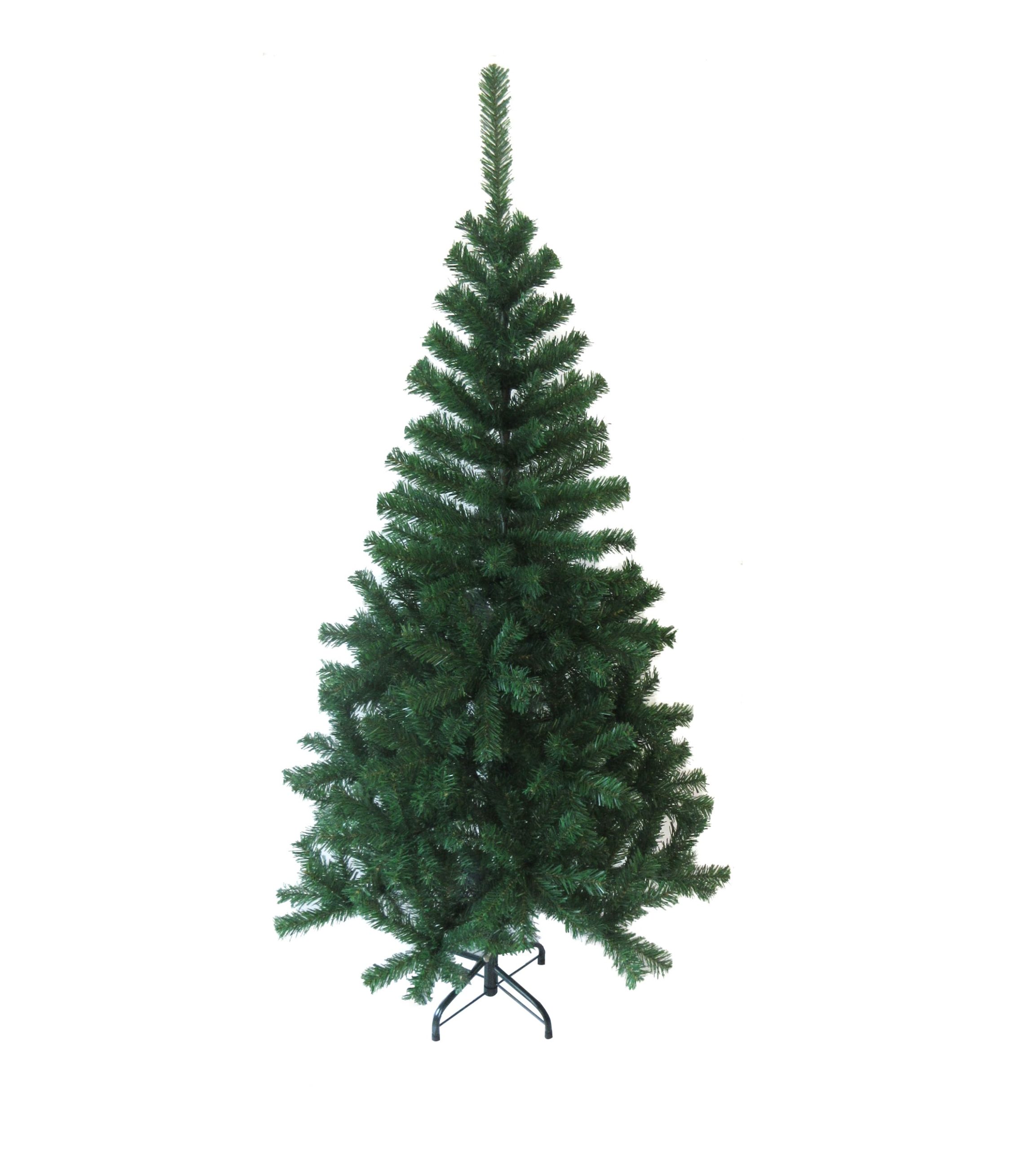 Brad artificial de Craciun, Cali, verde, 150 cm inaltime, suport inclus