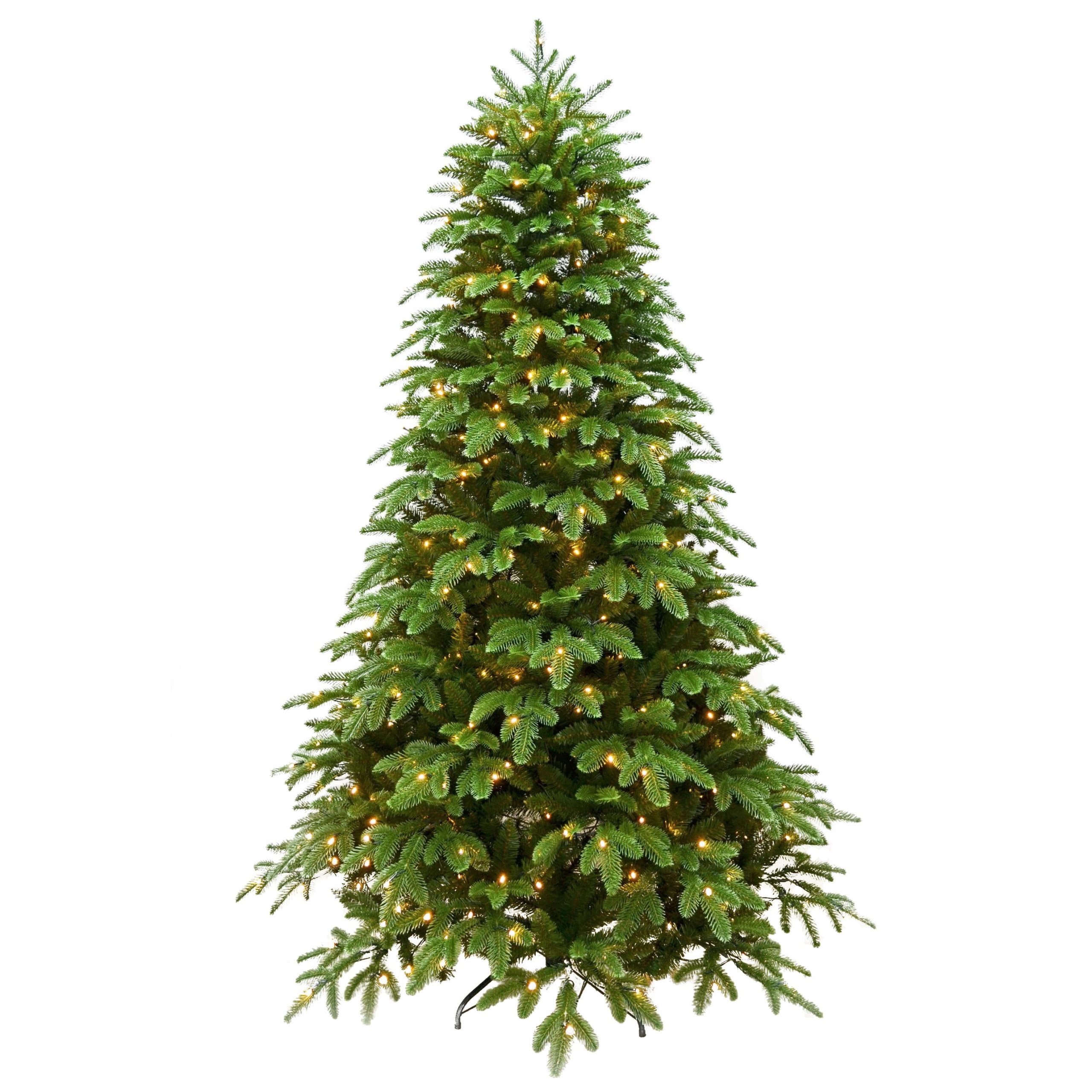 Brad artificial de Craciun, CALI 600 LED-uri cu lumina calda continua, 240 cm, verde