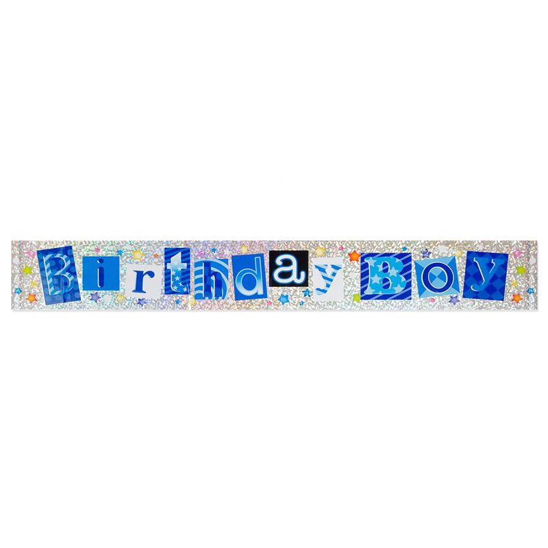 Banner Cali, Birthday Boy, albastru, 266 x 11 cm