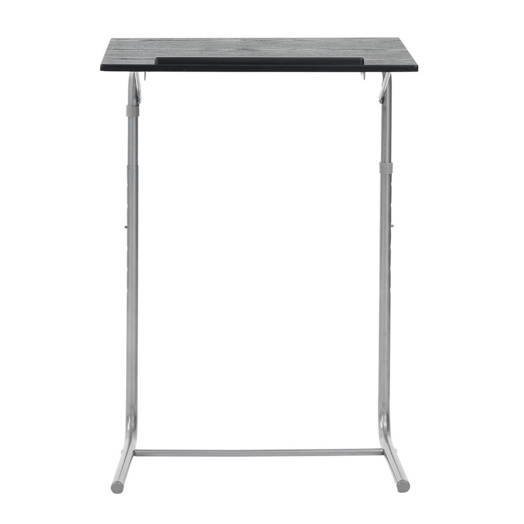 Masa pentru laptop Cali, negru + gri, 53 x 40 x 89 cm, 1C