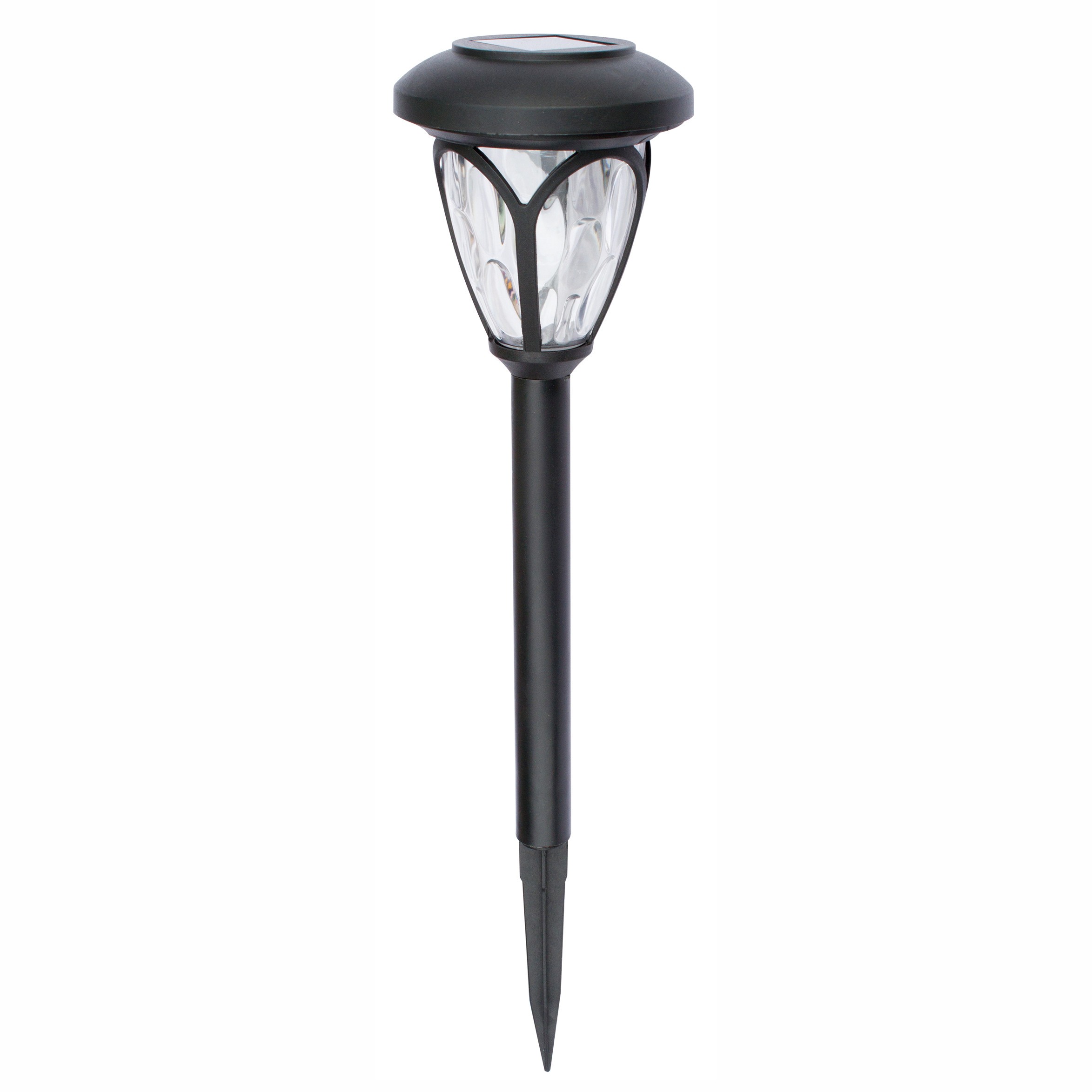Lampa solara LED CALI, plastic, H 39 cm, negru