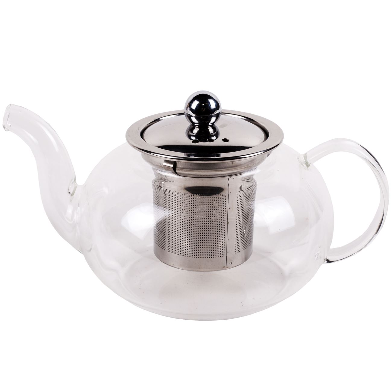 Ceainic din sticla, Zola, cu infuzor, transparent, 600 ml