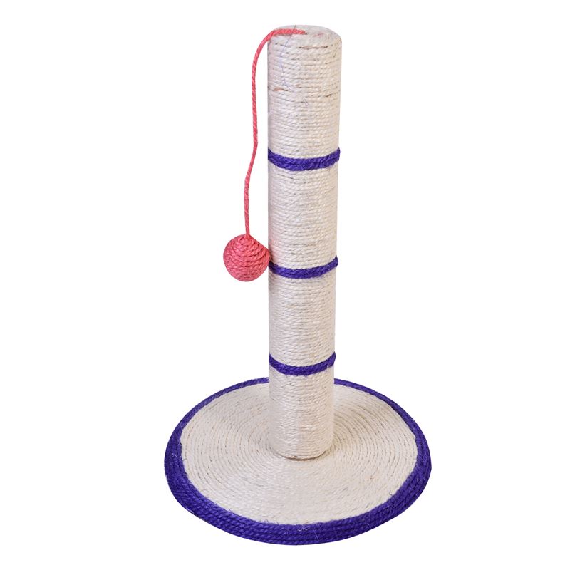 Coloana cu baza pentru ascutit unghii pisici, Cali, sisal 44 x 29 cm