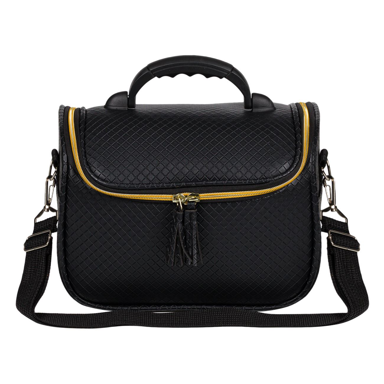 Geanta organizator cosmetice, Cali, negru, 29x21x18 cm