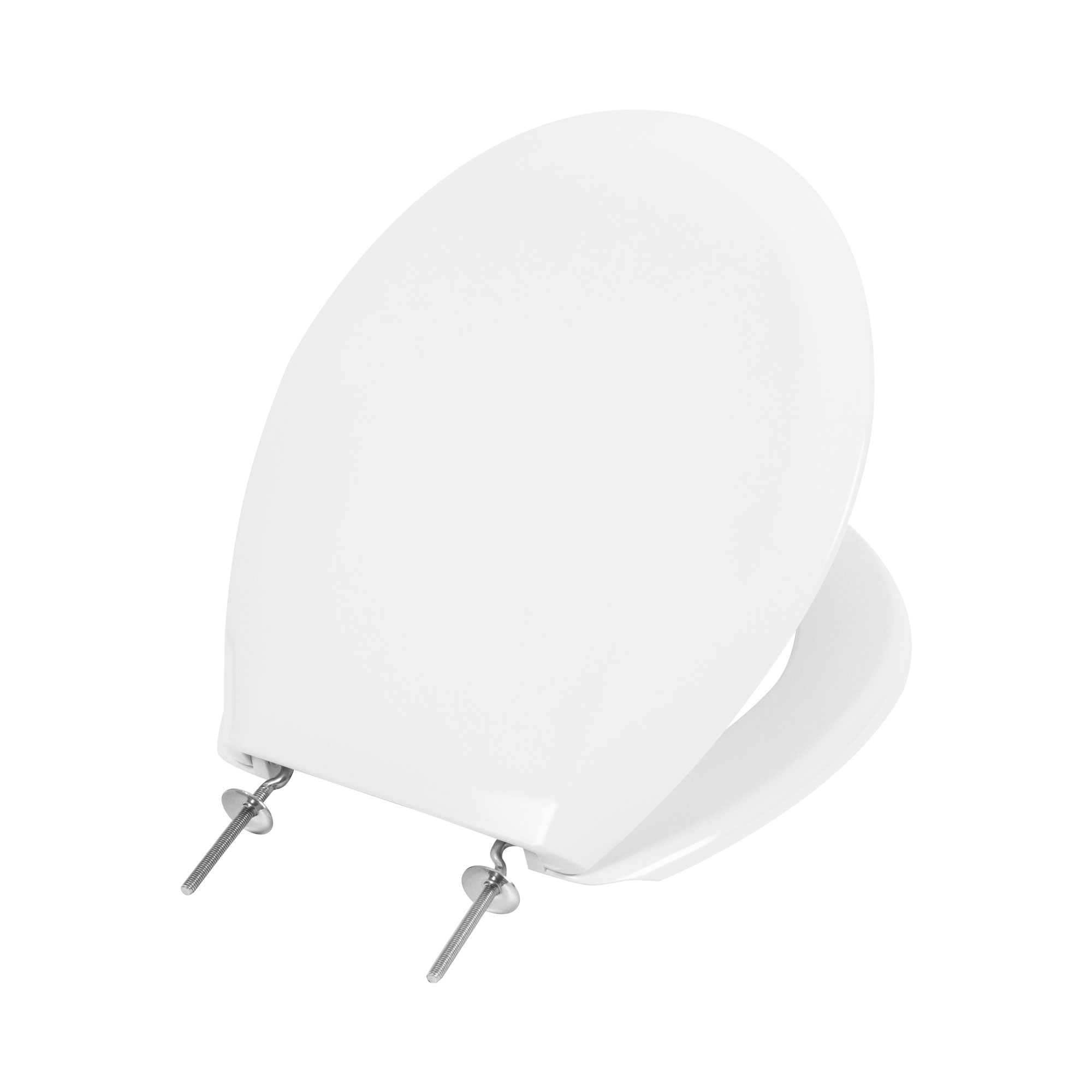 Capac WC din duroplast, Cali, alb, inchidere standard, 362 x 439.6 mm