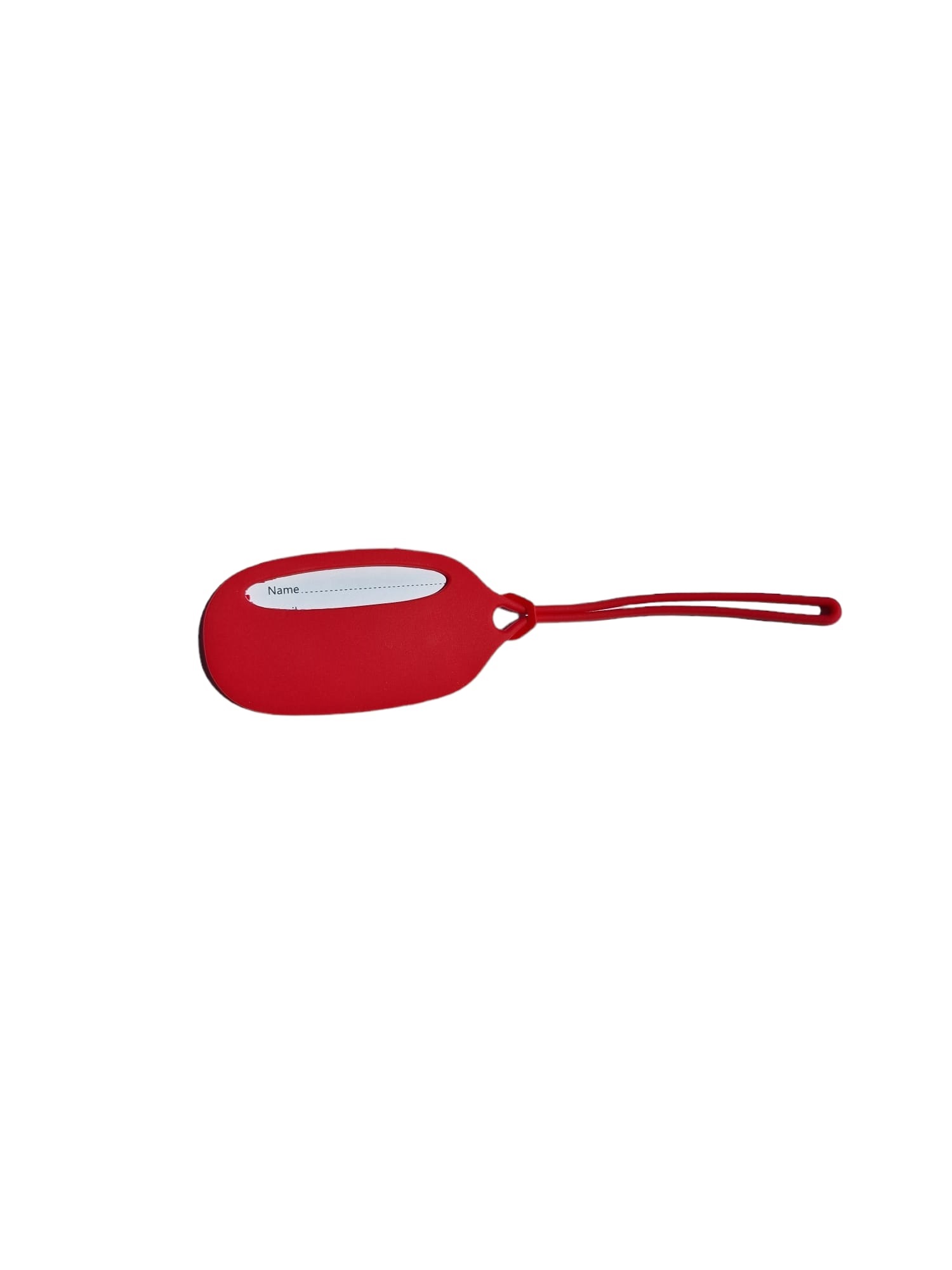 Eticheta VENITIVO® pentru bagaje cu identificare date personale, 18.5 cm x 5 cm , rosie