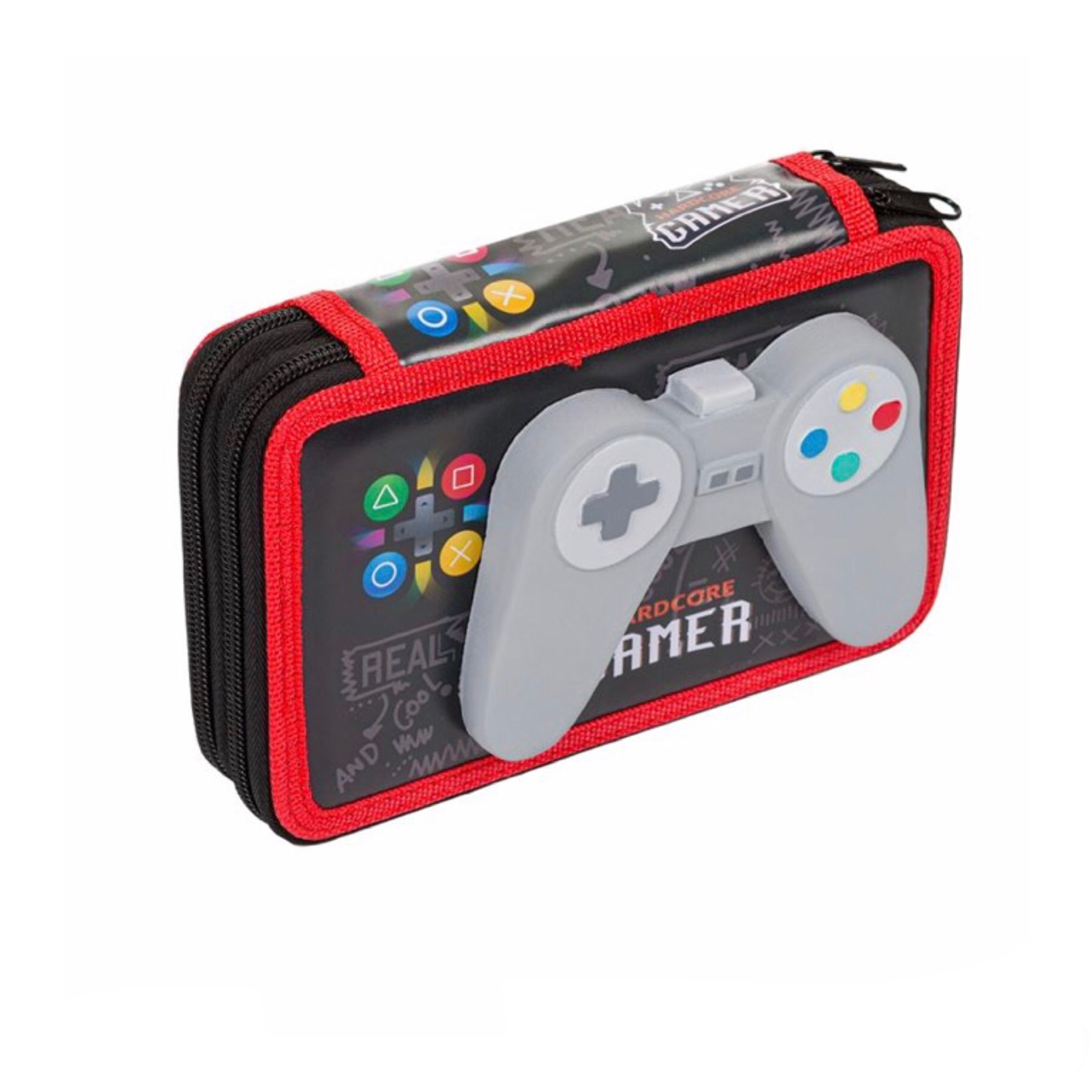 Penar, Cali, gamer, 2 compartimente, echipat, multicolor